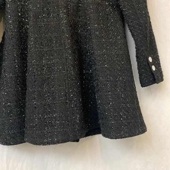 NWOT LAUNDRY BY SHELLI SEGAL WOMEN’S SINGLE-BREASTED SKIRTED TWEED COAT. - Picture 5 of 16